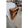 Image 2 : Vintage Maple Three-Shelf Bookcase38 X 30 x 9"