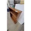Image 4 : Vintage Maple Three-Shelf Bookcase38 X 30 x 9"
