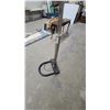 Image 4 : Five-Arm Arc Floor Lamp with Brushed Nickel Finish and Dome Shades