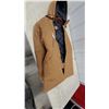 Image 4 : Tough Duck Hooded Insulated Work Jacket, Brown Duck Canvas, Size Medium New