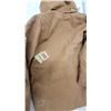 Image 5 : Tough Duck Hooded Insulated Work Jacket, Brown Duck Canvas, Size Medium New