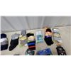 Image 3 : Assorted Winter Accessories Including Gloves, Socks, Toques, and Ice Cleats All New