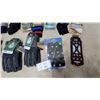 Image 5 : Assorted Winter Accessories Including Gloves, Socks, Toques, and Ice Cleats All New