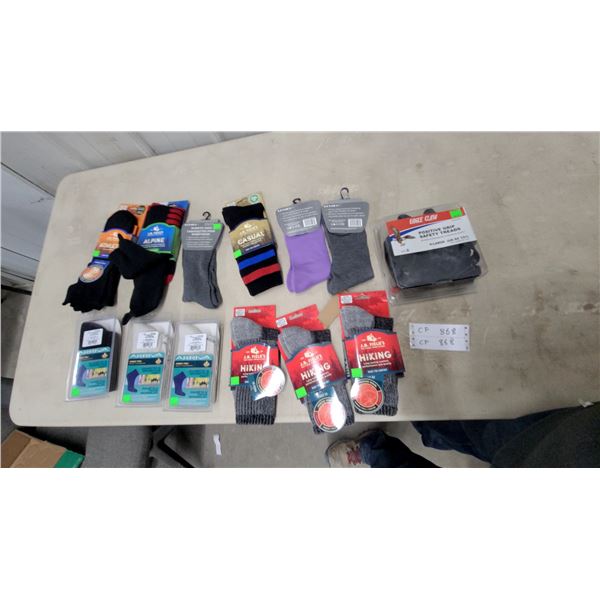 J.B. Field's Hiking and Alpine Socks, Arriva Diabetic Socks, Eagle Claw Safety Treads, and More All
