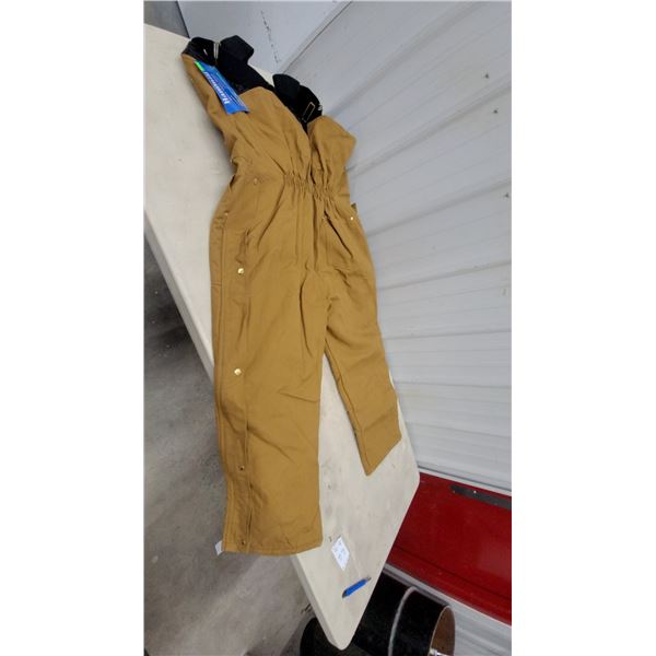 Hammill Heavy Duty Duck Insulated Bib Overalls Size Xl New