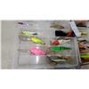 Image 3 : Collection of Fishing Lures, Crankbaits, Soft Plastics, and More in Four Tackle Boxes