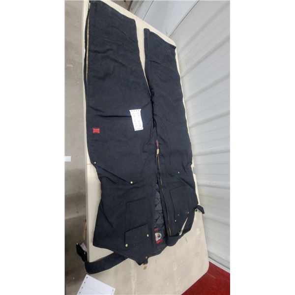 Tough Duck Insulated Bib Overalls, Size 3XL, Black New