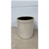 Image 3 : 4-Gallon Stoneware Crock with Blue Crown Logo