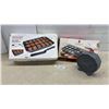 Image 1 : Two New Non-Stick Brownie Pans with Removable Dividers and Loony Bin Canadian Dollar Plastic Coin