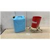 Image 1 : Scepter 5-Gallon Potable Water Container and Cyclone Hand-Crank Broadcast Spreader