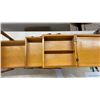 Image 3 : 3-Tier Wooden Accordion Sewing Basket with Legs, Made in Poland