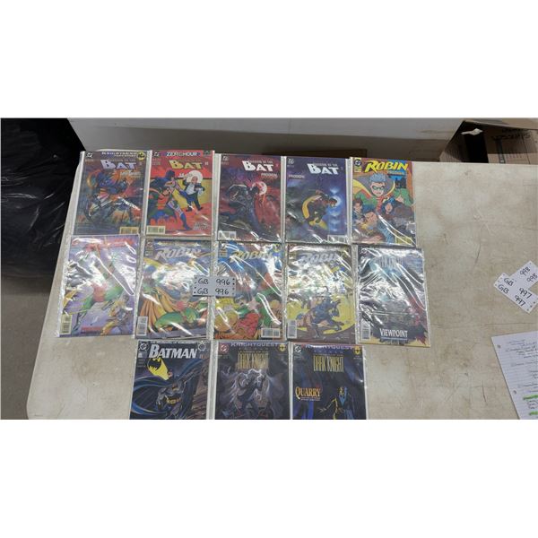 Batman Shadow of the Bat, Robin, Legends of the Dark Knight Comics Lot of 13