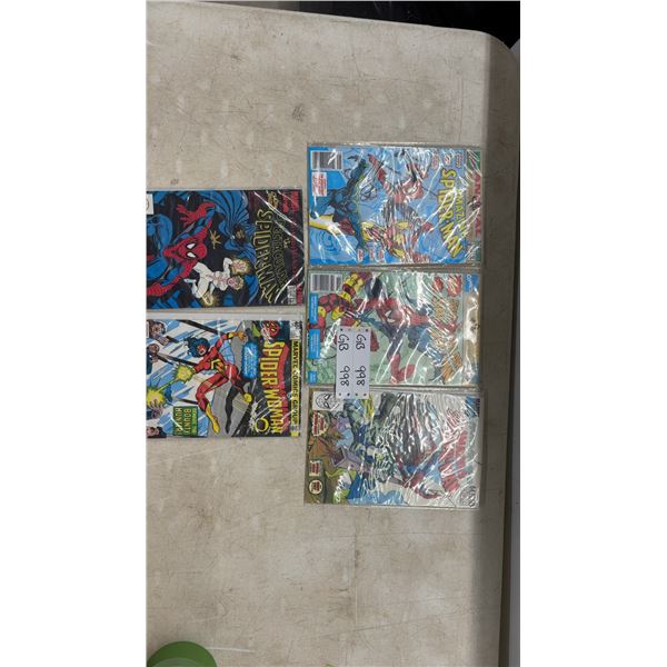 Spider-Man Annuals and Spider-Woman Comic Books, Lot of Five