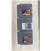 Image 1 : 3 NES Game Cartridges: Strider, Monopoly, and Tecmo World Wrestling