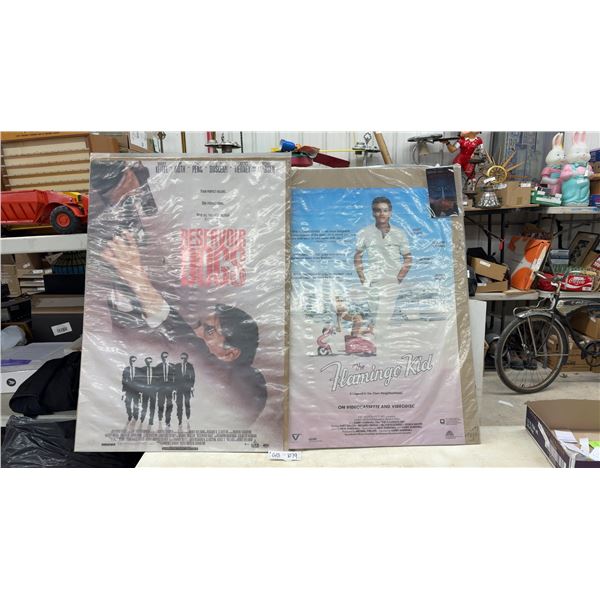 Reservoir Dogs and the Flamingo Kid Movie Posters with Independence Day Postcard