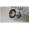 Image 2 : Collection of Five Decorative Metal Belt Buckles with Heart and Skull Motifs