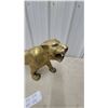 Image 2 : Brass Tiger Sculpture with Open Mouth 31" Long