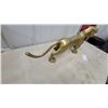 Image 3 : Brass Tiger Sculpture with Open Mouth 31" Long