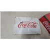 Image 2 : Vintage Coca-Cola Metal Signs,and Stand Lot of Two