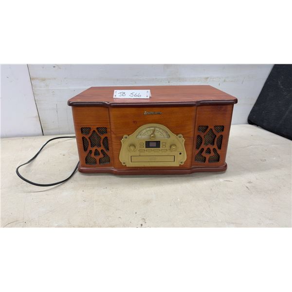 Electrohome EA1409 Nostalgia Music Centre Turntable with AM/FM Radio and CD Player