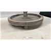 Image 2 : Two-Tier Rustic Wood Serving Trays with Metal Handles, Set of Two