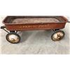 Image 4 : Rusty Radio Flyer Vintage Metal Pull Wagon with Wear