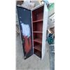 Image 4 : Tall Metal Storage Cabinet with Four Shelves 62 x 14 x 16"