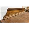 Image 3 : Vintage Walnut Kneehole Writing Desk with Gallery Back and Four Drawers 38 x 36 x 17