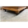 Image 7 : Antique Pine Blanket Chest with Geometric Parquetry Inlay Top, Lock and Key 45 x 23 x 21