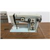 Image 2 : Piedmont Model 625 Sewing Machine in Wooden Cabinet with Fold-Out Extensions and Drawers 30 x 31 x