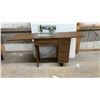 Image 4 : Piedmont Model 625 Sewing Machine in Wooden Cabinet with Fold-Out Extensions and Drawers 30 x 31 x