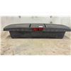 Image 1 : Delta Plastic Truck Bed Tool Box with Lockable Lid, No Keys