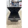 Image 3 : Delta Plastic Truck Bed Tool Box with Lockable Lid, No Keys