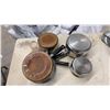 Image 4 : 18 Pieces Stainless Steel Copper Bottom Cookware Set with Lids