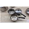 Image 5 : 18 Pieces Stainless Steel Copper Bottom Cookware Set with Lids