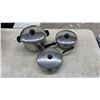Image 8 : 18 Pieces Stainless Steel Copper Bottom Cookware Set with Lids