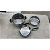 Image 9 : 18 Pieces Stainless Steel Copper Bottom Cookware Set with Lids
