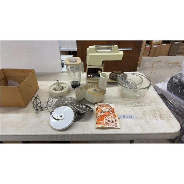 Oster Regency Kitchen Center Mixer with Blender, Food Processor Attachments and More