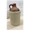 Image 6 : Pair of Antique Two-Tone Stoneware Finger Jugs with Brown Glazed Tops