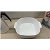 Image 3 : Corning Ware Blue Cornflower 10-Cup Percolator and 5-Liter Covered Casserole Dish with Original