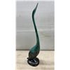 Image 3 : Set of Three Blue Mountain Pottery Crane Figurines, Tallest 18"