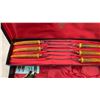 Image 2 : E. Parker & Sons Sheffield Steak Knife Set with Carving Set, Spoons, and More