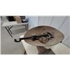 Image 4 : Antique Cast Iron Fairbanks Platform Scale with Scoop Pan and Balance Beam Arm