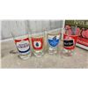 Image 4 : Collection of McDonald's, Molson, and Vintage Car Promotional Drinking Glasses