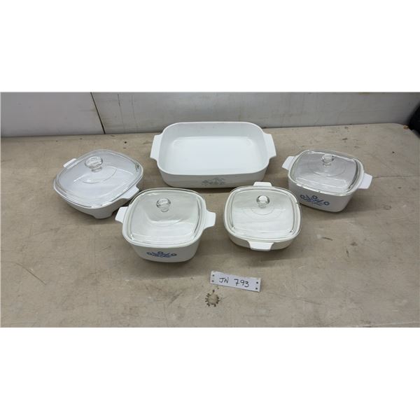 Corning Ware Casserole Dishes with Glass Lids and More