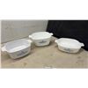 Image 3 : Corning Ware Casserole Dishes with Glass Lids and More