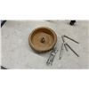 Image 11 : Stainless Steel Mixing Bowls, Bundt Pan, Niagara Falls Coasters, Serving Tray, and More