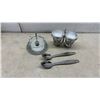 Image 7 : Stainless Steel Mixing Bowls, Bundt Pan, Niagara Falls Coasters, Serving Tray, and More