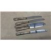 Image 4 : Stainless Steel Flatware Set with Carving Set and Assorted Spoons and Knives