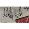 Image 6 : Stainless Steel Flatware Set with Carving Set and Assorted Spoons and Knives